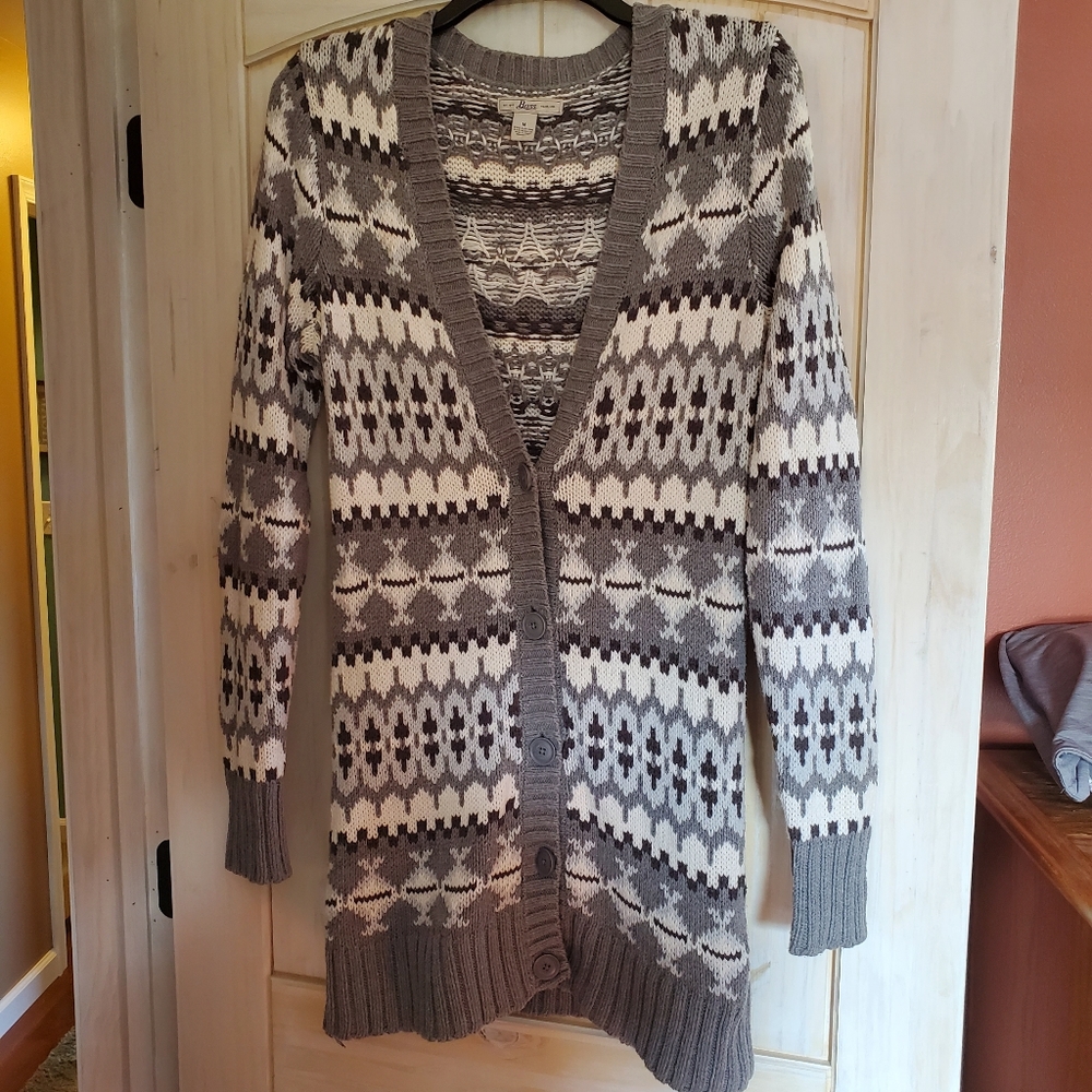 Bass Fair Isle Farmhouse Cardigan Sweater